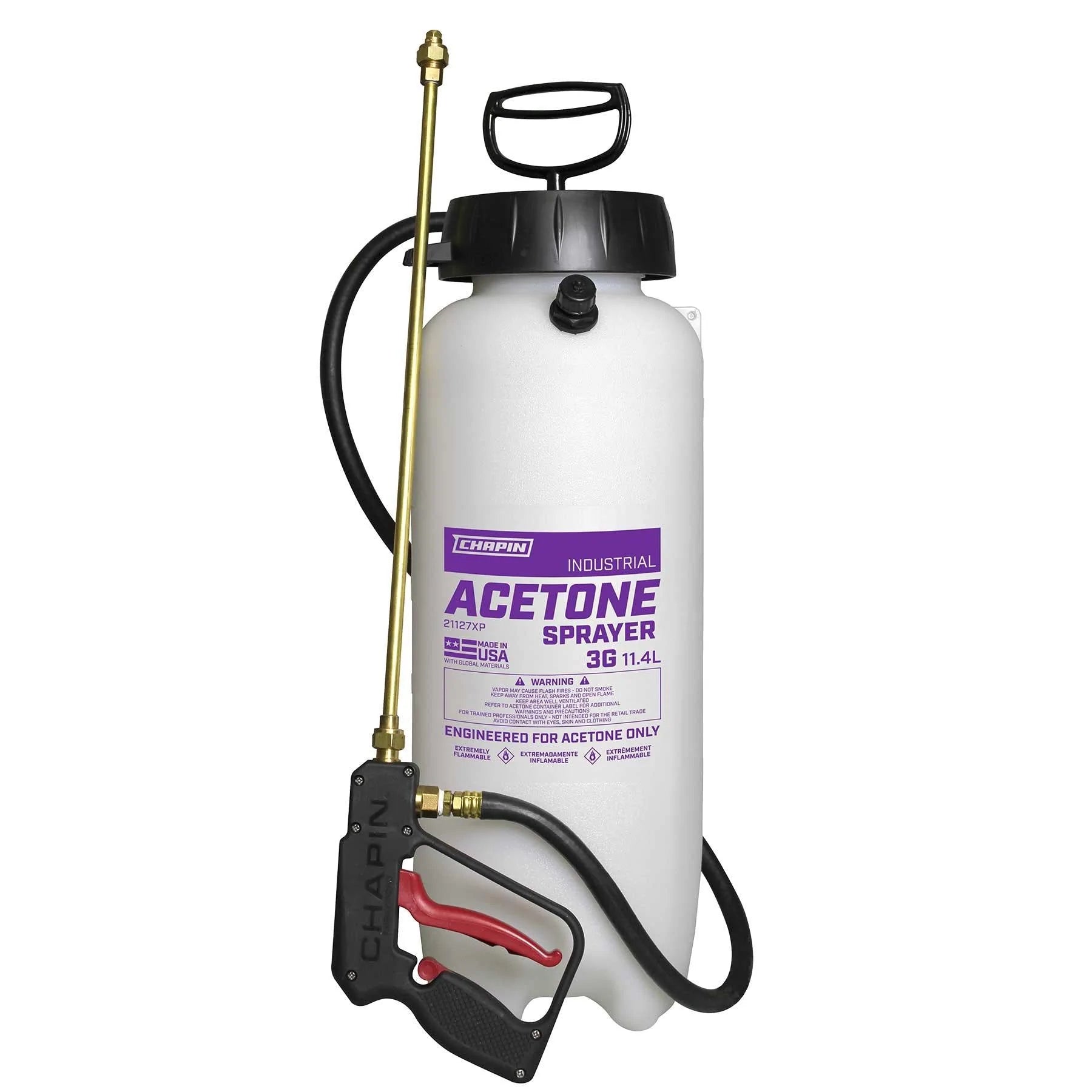 Chapin 21127XP: 3-gallon Industrial Concrete Tank Sprayer for Acetone Dye Applications - Chapin International