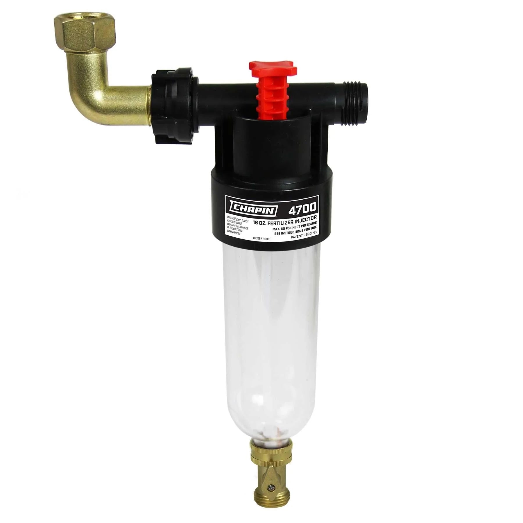 Chapin 4700: 16-ounce HydroFeed In-Line Fertilizing Injection System for Sprinklers and Direct Hose Use - Chapin International