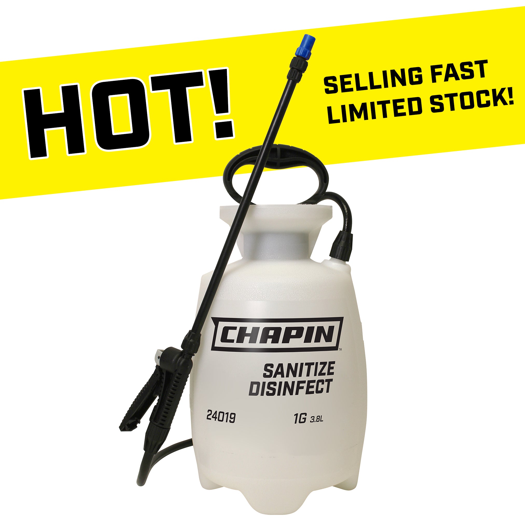 Chapin 24019: 1-gallon Poly Tank Sprayer for Disinfection