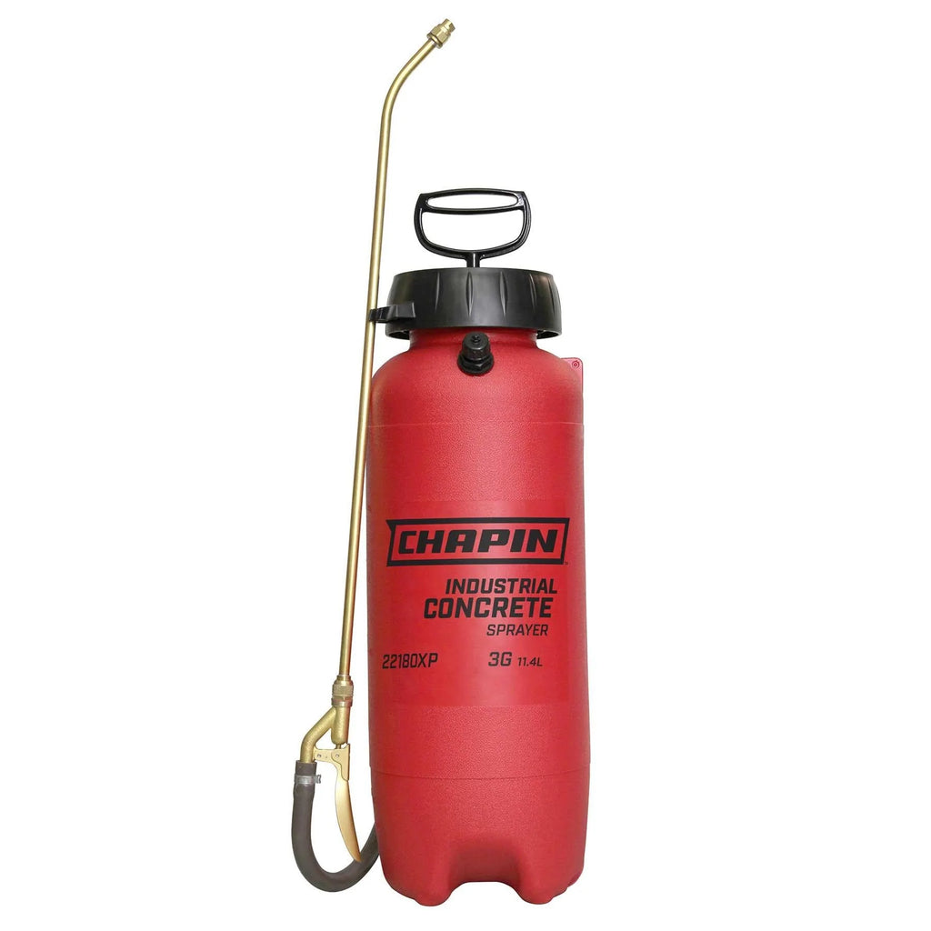 Chapin 22180XP: 3-gallon Industrial Concrete Poly Tank Sprayer for Curing Compounds, Form Oils, Waterproofing and Coatings - Chapin International
