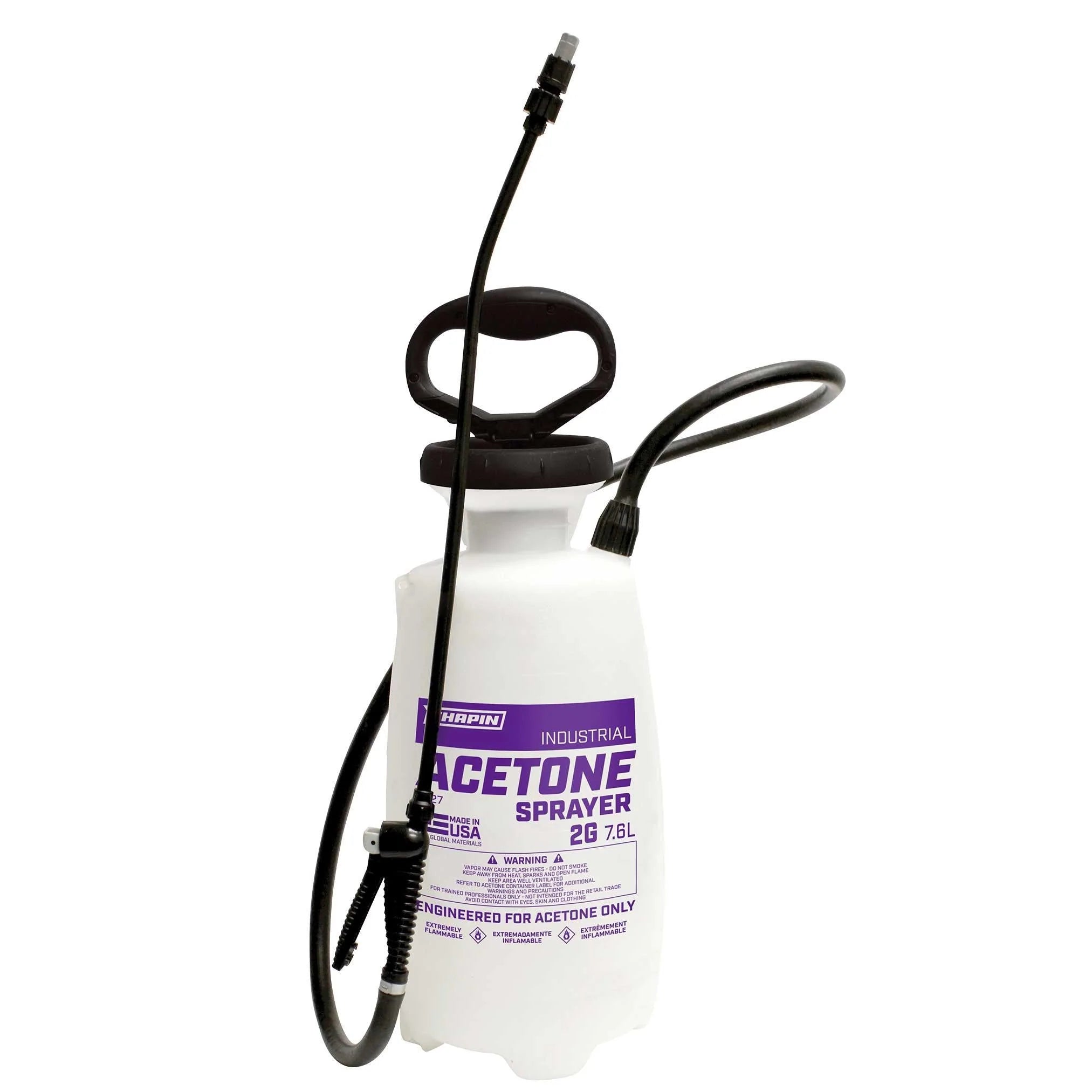 Chapin 26127: 2-gallon Industrial Acetone Poly Tank Sprayer - Chapin International