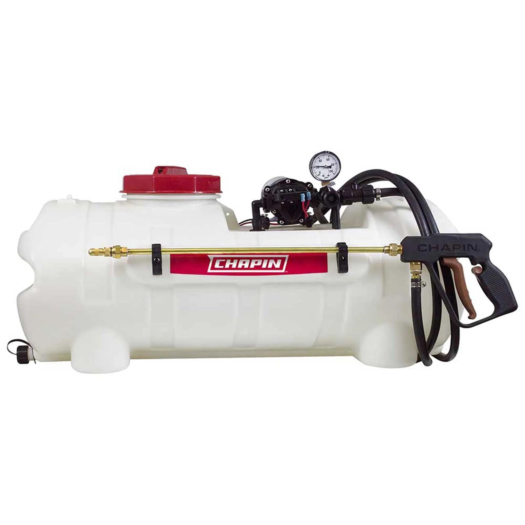 Chapin 97300E: 15-gallon 12V Dripless Mounted ATV/UTV Sprayer - Chapin International