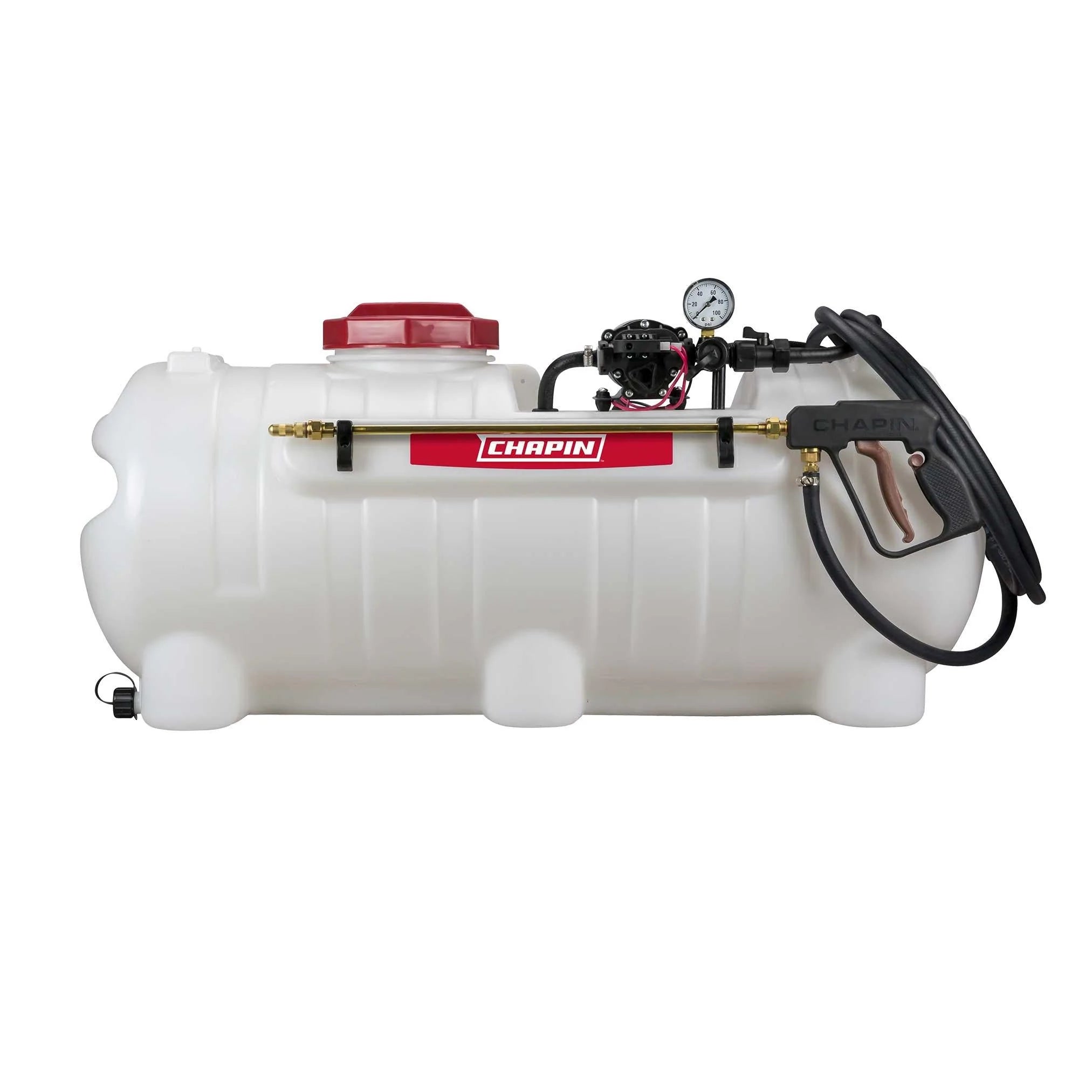 Chapin 97500E: 25-gallon 12V Dripless Mounted ATV/UTV Sprayer - Chapin International